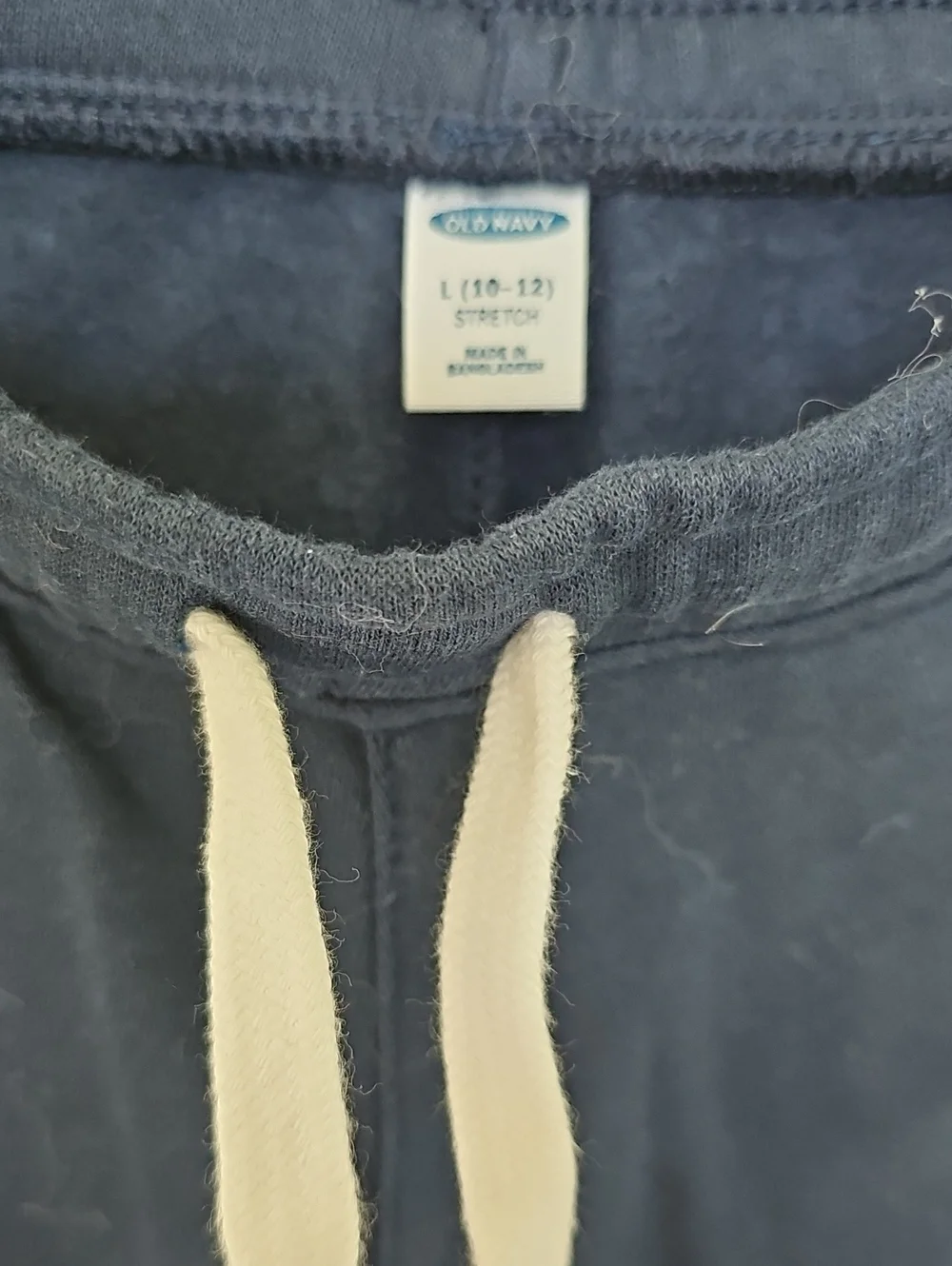 Old Navy - Navy Blue Drawstring Jogger Sweat Pants Boys Sz Large 10-12